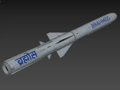 BrahMos Cruise Missile 3D model