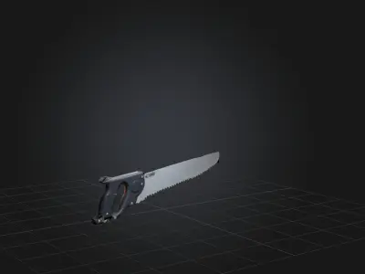 Saw Model Low-poly 3D model