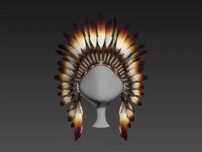 Indian Hat 3D model