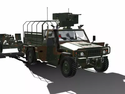 agrale marrua 4x4 Low-poly 3D model