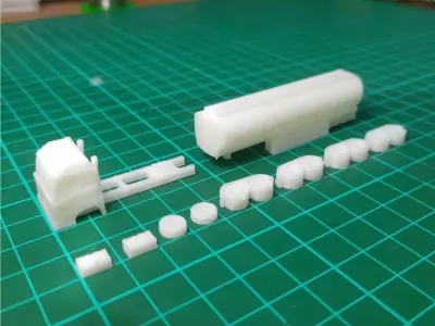 3d Printed Tanker Truck 3D print model