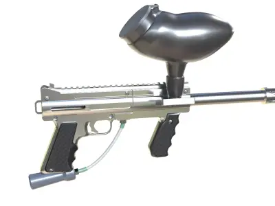 Paintball gun 3D model purchase