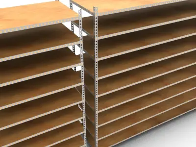 Industry Rack 3d Model 3D model