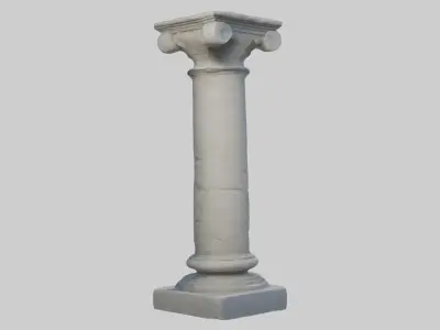 Stonepillar Model Low-poly 3D model