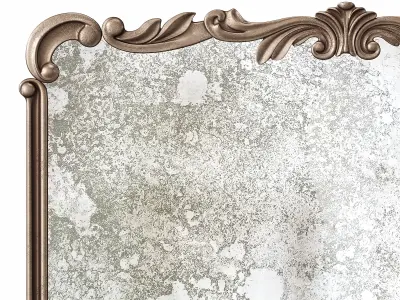 Gold Athena Ornate Mirror  Kirklands Home 3D model