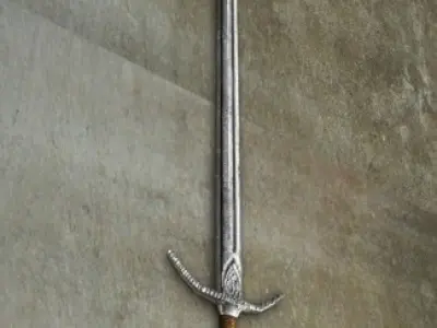 Sword lord of rings Low-poly 3D model
