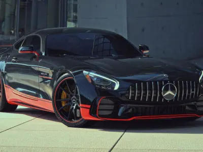 Mercedes Benz Amg GTR 2016 Drift Transformers The Last Knight 3D model