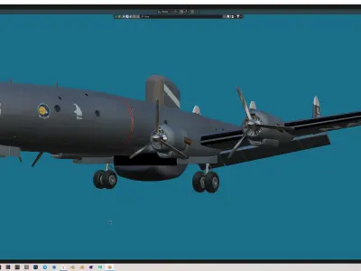Lockheed EC-121D NAVY Free 3D model