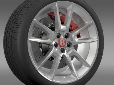 Bentley Continental GT V8 S 2015 3D model
