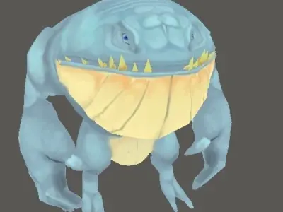 Water Creature Low-poly 3D model