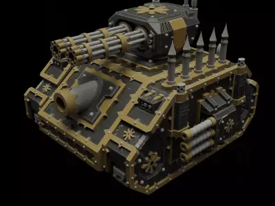 Kaos Modular Tank 3D print model