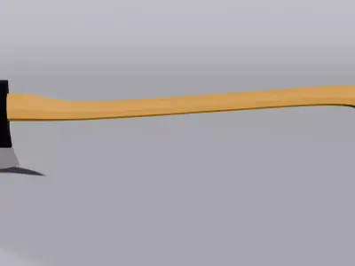 HACHA  Free low-poly 3D model