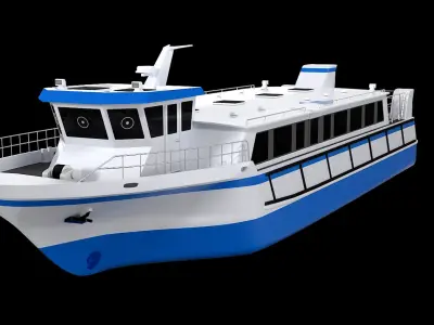 Water Taxi 3D model purchase