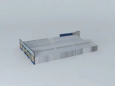 Distributor warehouse Free 3D model