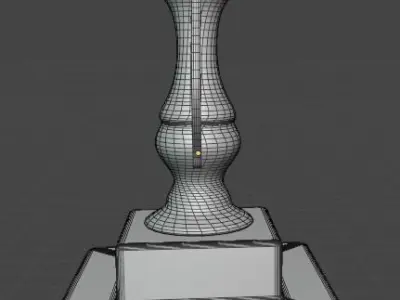 brass vase 3D model purchase