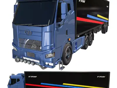 faw j7 3D model