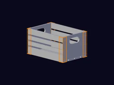 Crate Container 3D model