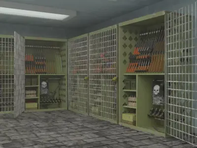 Weapons  locker 3D model