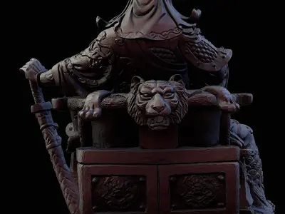 Guan Yu 3D Model by BBM Studio 3D model