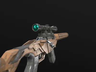 RUGER PRECISION RIMFIRE FREE 3D MODEL Low-poly 3D model