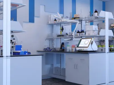 Laboratory Small 3D model