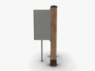 Electrical Box 01 Low-poly 3D model