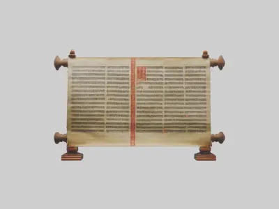 Sutrascroll Model Low-poly 3D model