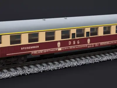 DB DSG SPIEWAGEN COACH KE-GPR-R-63 2023 3D model