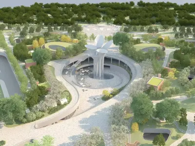Coastal Park 3D model