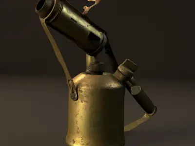 Antique Blow Torch - Photogrammetry 3D model