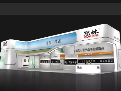 Exhibition - Area - 9X24-3DMAX2009-09 3D model