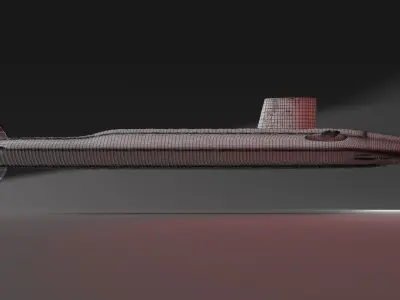 Ghost submarines 3D model