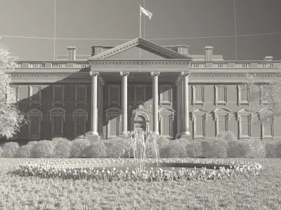 The White House 3D model purchase