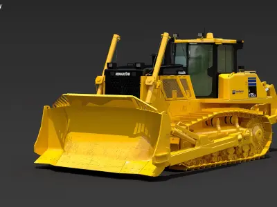 Komatsu D155AXi 3D model