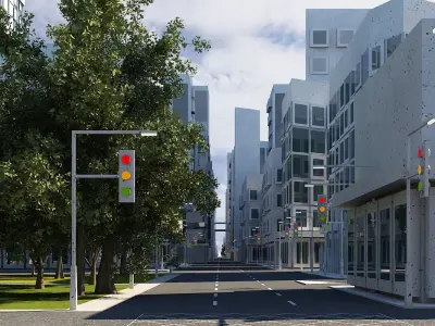 Mega City 2024 3D model