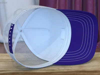 Classic Baseball Cap 3D model
