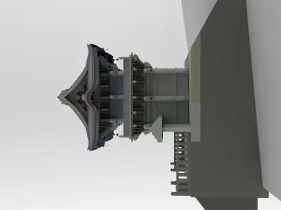 Nikko Tosho-gu Japanese architecture Low-poly 3D model