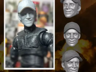 Murdock The A Team fan art 3D printable Files For Action Figures 3D print model