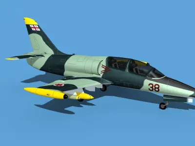 Aero Vodochody L-39C Albatross Georgia 3D model