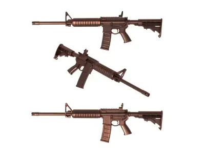 AR-556 -  ar rifle  - rifle 3D print model