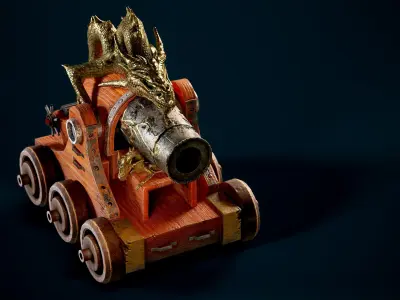 Weapon gun Low-poly 3D model purchase