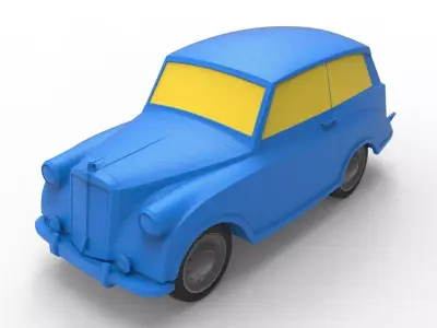 Triumph Mayflower 1949 Classic Car 3D print model