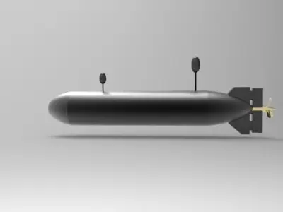 HSU-001 UUV 3D Print Model 3D print model