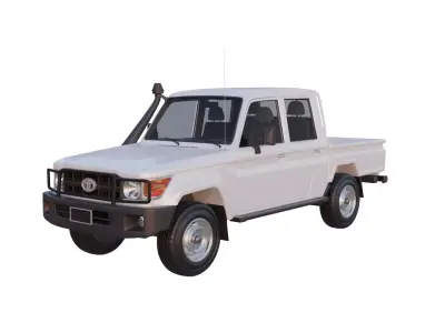 Land Cruiser 79 series Double cabin 3D model