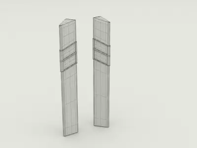 Road Reflector 3D model