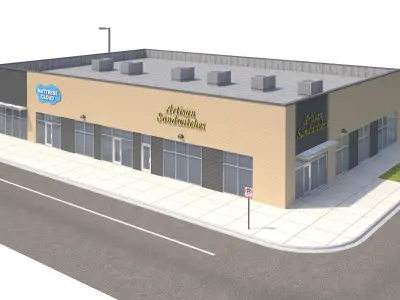 Retail-147 Retail Store 3D model