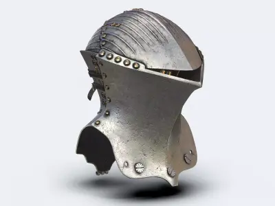 Joust Helm Low-poly 3D model