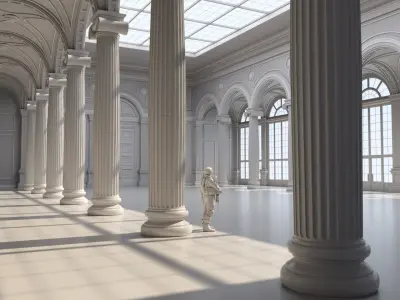 Ballroom 3D model