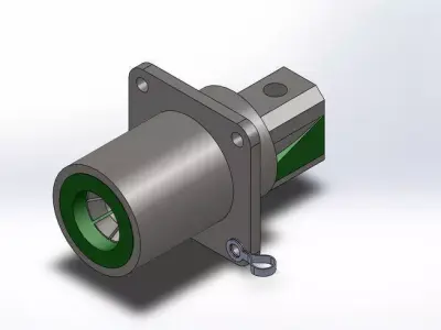Nato connector Free 3D model