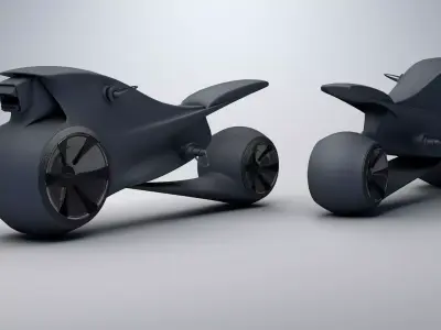 Bike - Low - Future Bike 3D model
